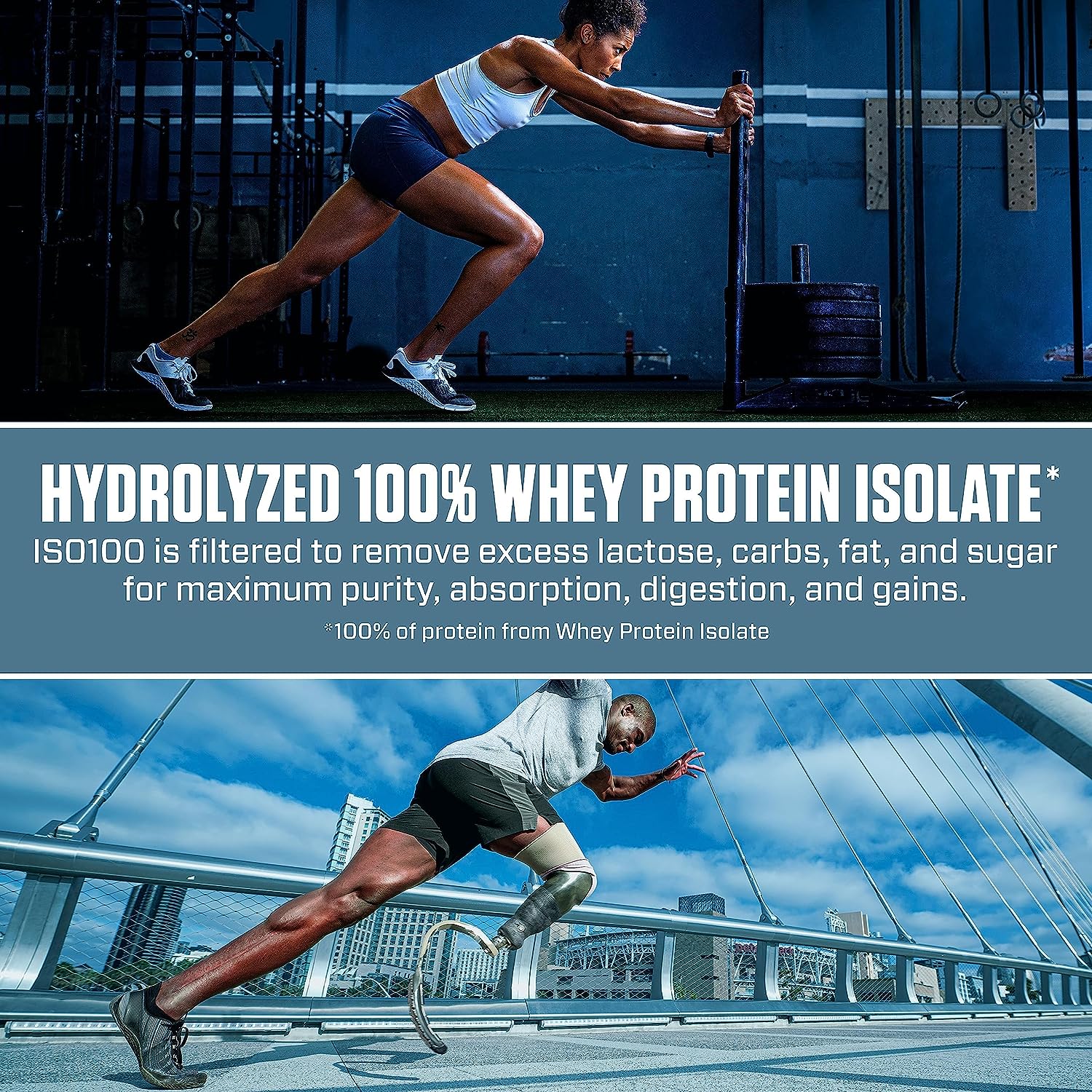 ISO 100 Dymatize 5 LB · 71 Porciones · Barrita Dubai + Shaker de Regalo — 67% OFF