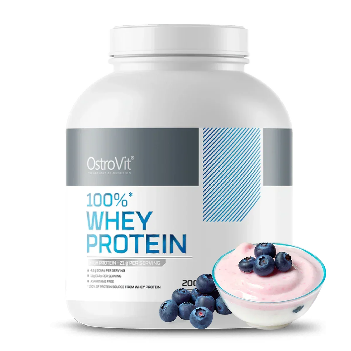 100% Whey Protein 4.4 Lbs Ostrovit