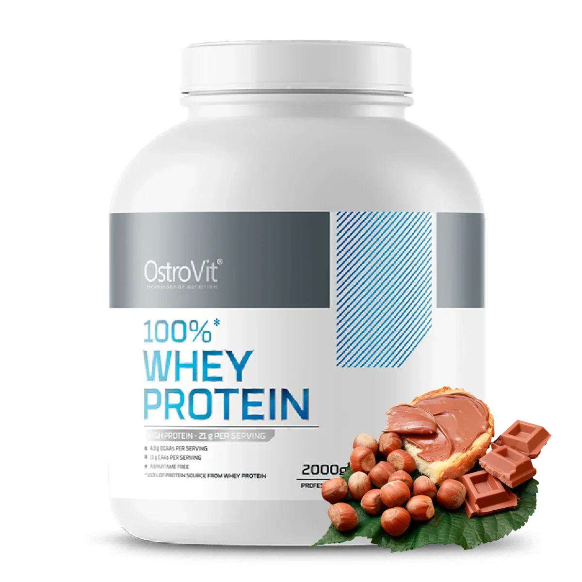 100% Whey Protein 4.4 Lbs Ostrovit